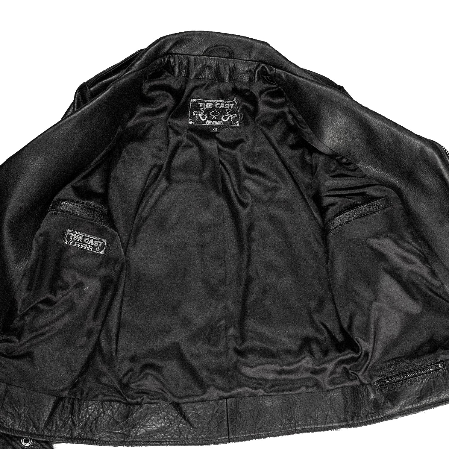 BOWERY - BLACK LEATHER BIKER JACKET (MENS) *BEST SELLER - Image 7